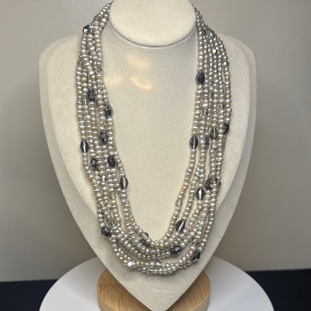 Freshwater Multi Pearl Opera 40” Necklace
